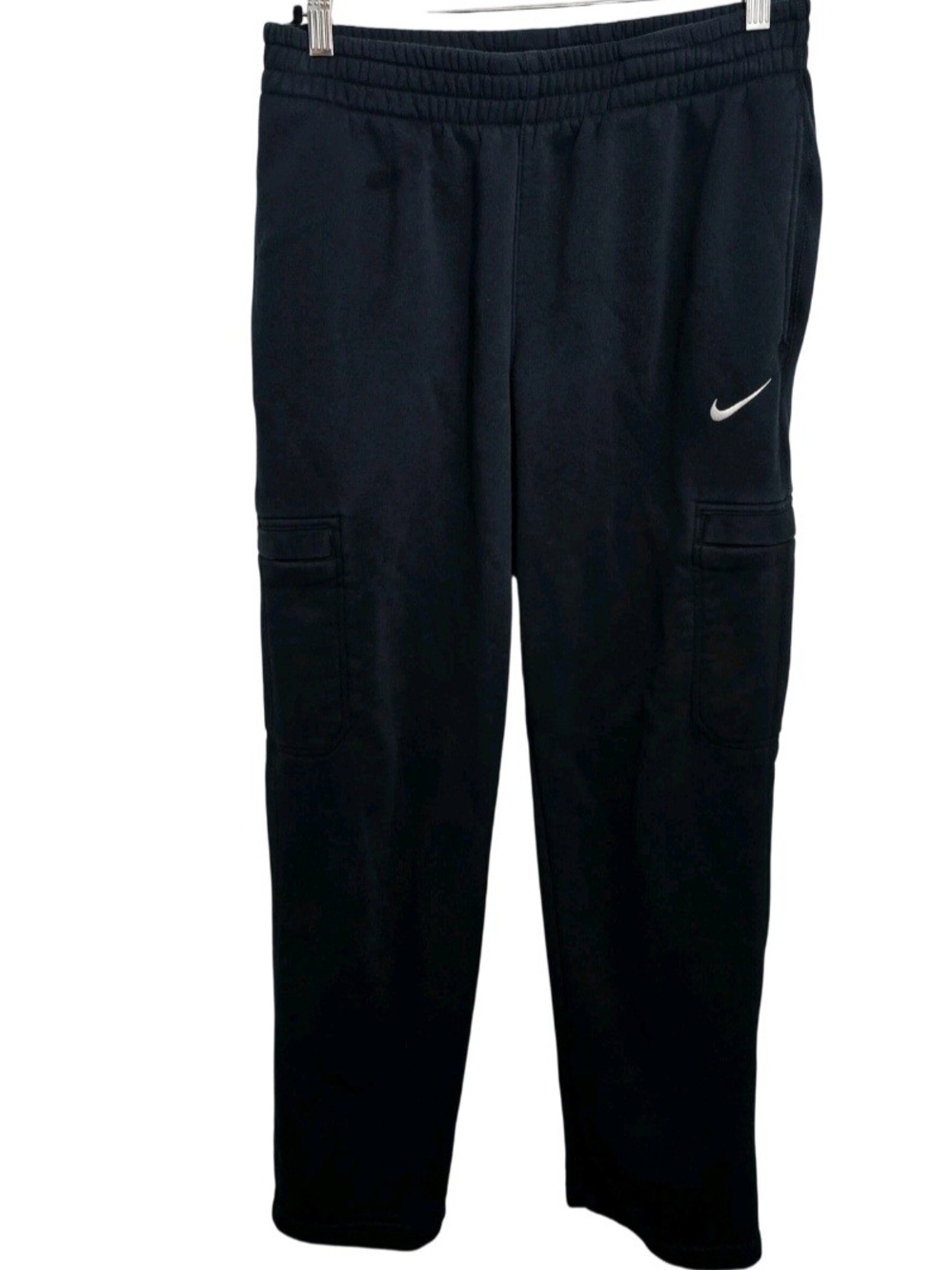 Nike Mens Fleece‎ Cargo Sweatpants Black Joggers 586385-010 Size M